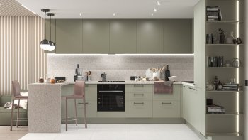 Тренды и новые цвета в дизайне современных кухонь в 2023 году в Комарье - komare.mebel54.com | фото