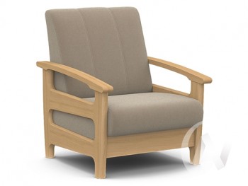 Кресло для отдыха Омега (бук лак/CATANIA LATTE) в Комарье - komare.mebel54.com | фото