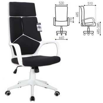 Кресло офисное BRABIX Prime EX-515 (черная ткань) в Комарье - komare.mebel54.com | фото