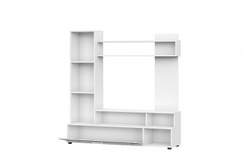 Мебель для гостиной "МГС 9" Белый / Цемент светлый в Комарье - komare.mebel54.com | фото