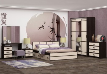 Модульная спальня Сакура в Комарье - komare.mebel54.com | фото