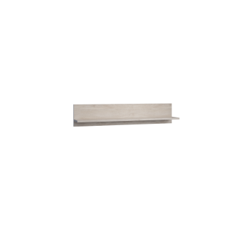 Полка навесная Саманта Дуб харбор белый в Комарье - komare.mebel54.com | фото