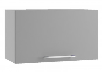 Ройс ПГ 600 Шкаф верхний горизонтальный (Графит софт/корпус Серый) в Комарье - komare.mebel54.com | фото