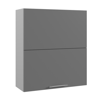 Ройс ПГПМ 800 Шкаф верхний Blum Aventos HF (Графит софт/корпус Серый) в Комарье - komare.mebel54.com | фото
