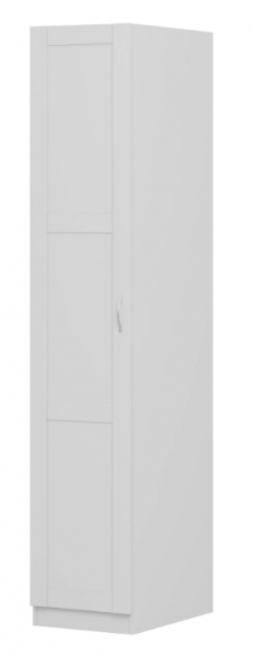 Шкаф однодверный Пегас сборный белый в Комарье - komare.mebel54.com | фото